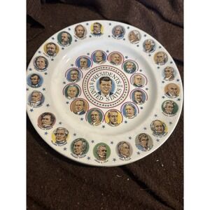 Vintage 1960s President's Of The United States John F Kennedy Collector Plate